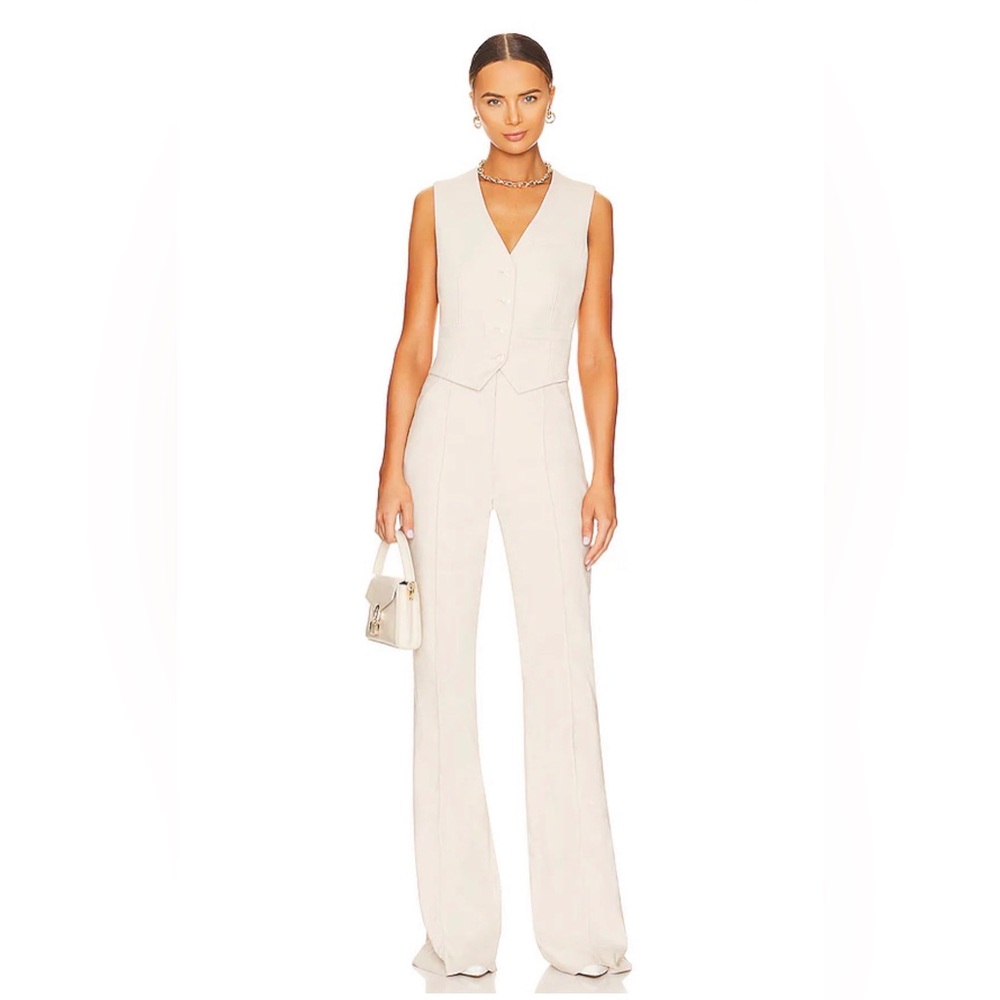 Veronica Beard Komi Pant in Limestone, SZ 2